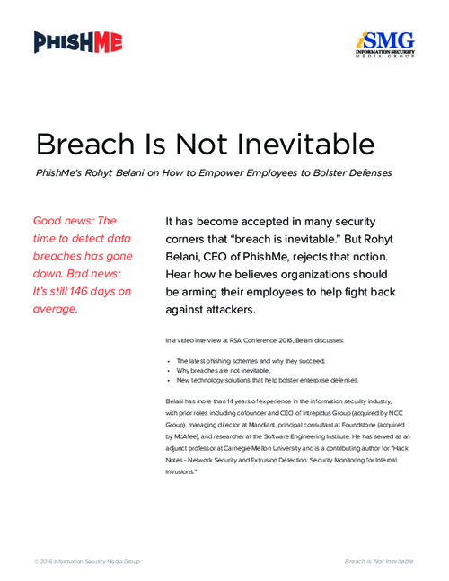 Breach is Not Inevitable: How to Empower Employees to Bolster Defenses