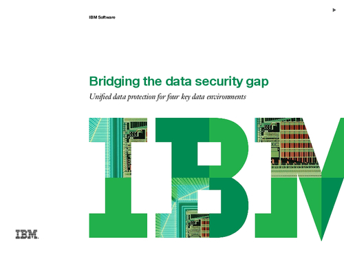 Bridging the Data Security Gap - Unified Data Protection For Four Key Data Environments
