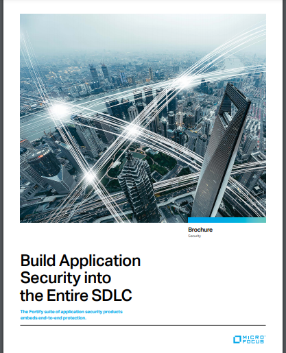 Build Application Security into the Entire SDLC