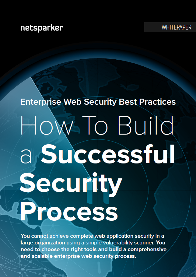 Building an Enterprise Web Security Process