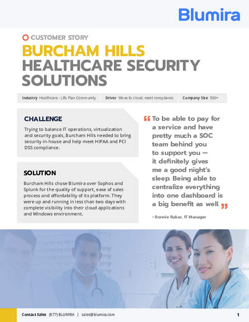Burcham Hills: Healthcare Security Solutions Case Study