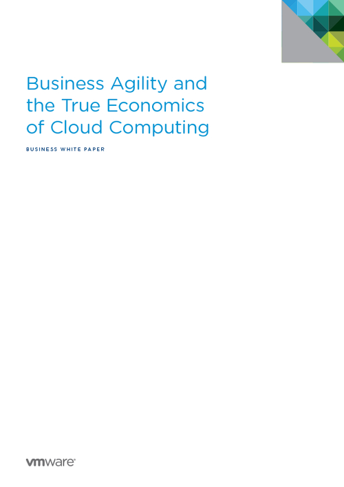 Business Agility and the True Economics of Cloud Computing