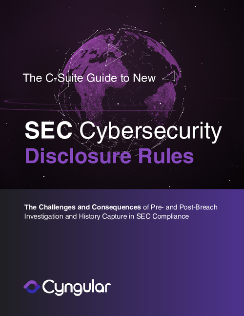 The C-Suite Guide to New SEC Cybersecurity Disclosure Rules