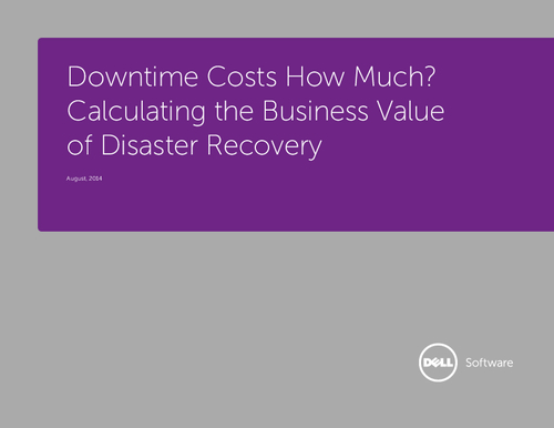 Calculating the Business Value of Disaster Recovery
