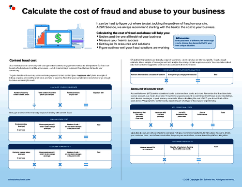 Calculating The Cost of Fraud and Abuse to Your Business