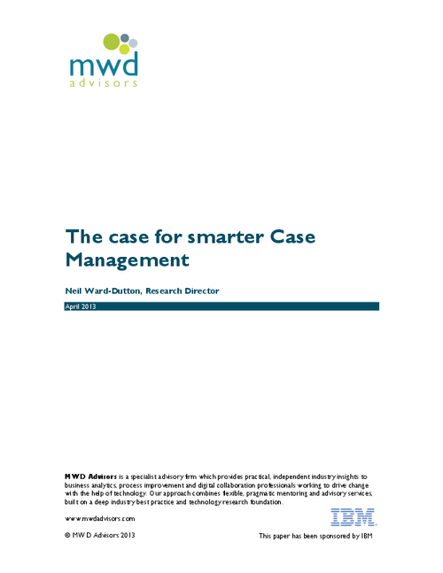 The Case For Smarter Case Management