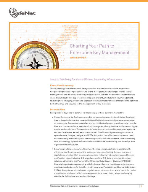 Charting Your Path to Enterprise Key Management: Steps to Take Today for a More Efficient, Secure Key Infrastructure