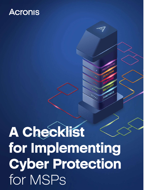 Checklist for Implementing Cyber Protection for MSPs