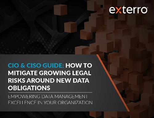 CIO & CISO Guide: How to Mitigate Growing Legal Risks Around New Data Obligations