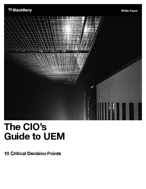 The CIO's Guide to UEM: 10 Critical Decision Points