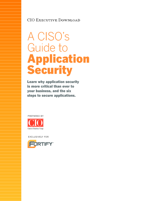 A CISO's Guide to Application Security