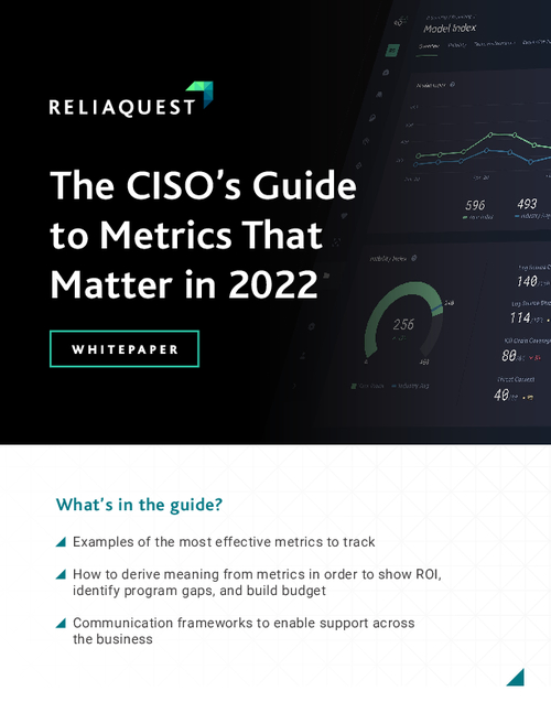 The CISOs Guide to Metrics that Matter in 2022