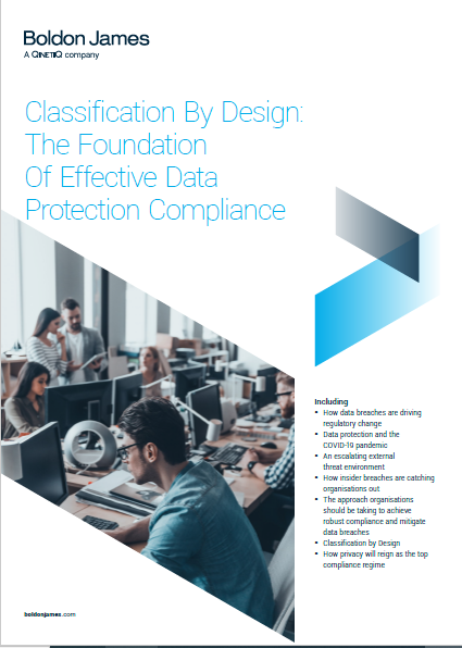 Classification By Design: The Foundation Of Effective Data  Protection Compliance