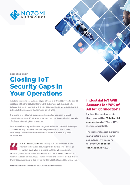Closing IoT Security Gaps in Your Operations