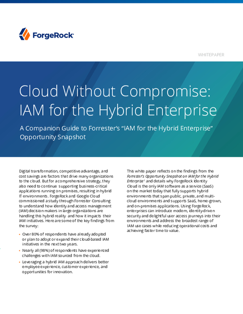 Cloud Without Compromise: IAM for the Hybrid Enterprise