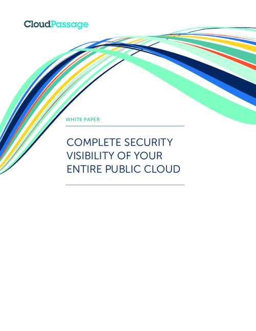 Complete Security Visibility of Your Entire Public Cloud