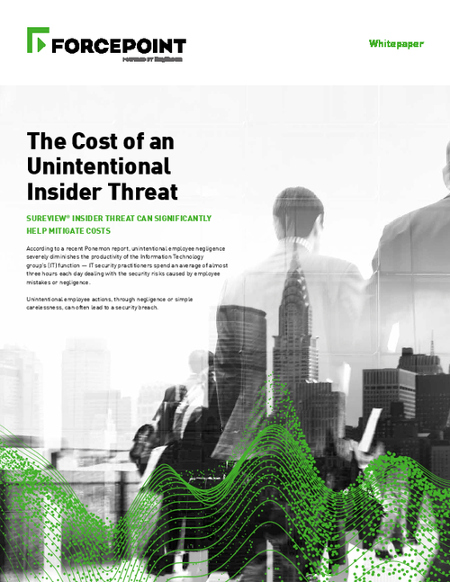 The Cost of an Unintentional Insider Threat