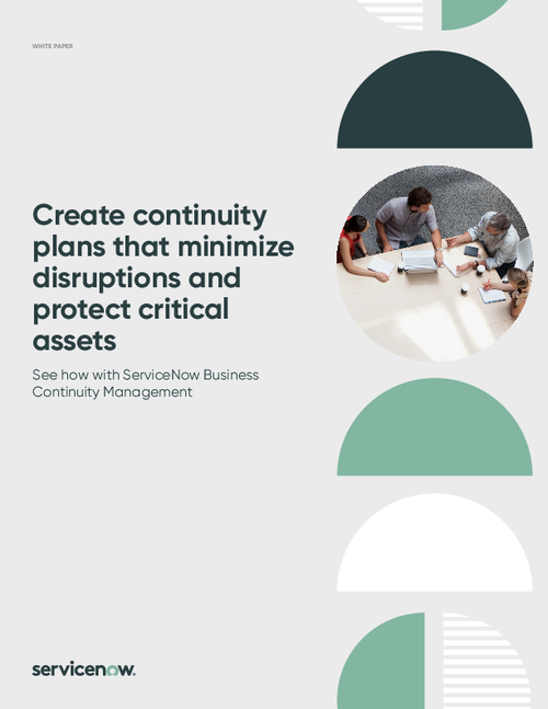 Create Continuity Plans That Minimize Disruptions And Protect Critical Assets
