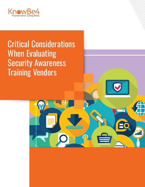 Critical Considerations When Evaluating Security Awareness Training Vendors