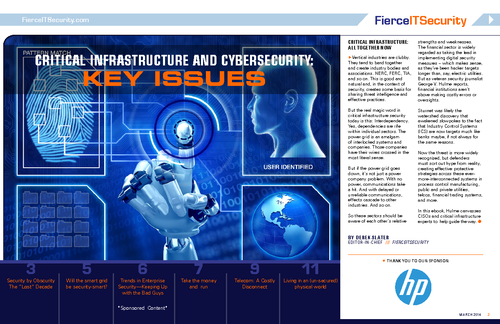 Critical Infrastructure and Cybersecurity: Key Issues