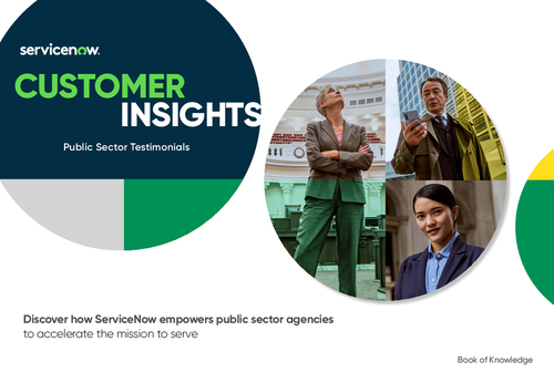 Customer Insights - Public Sector Testimonials