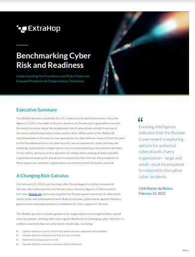 Cyber Risk and Readiness Report