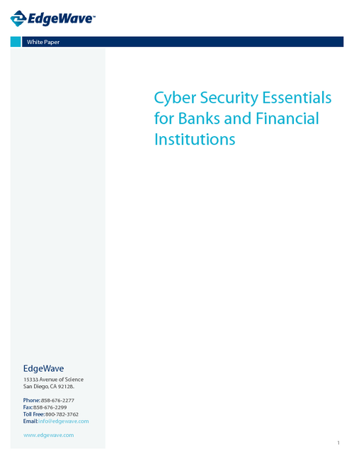 Cyber Security Essentials for Banks and Financial Institutions