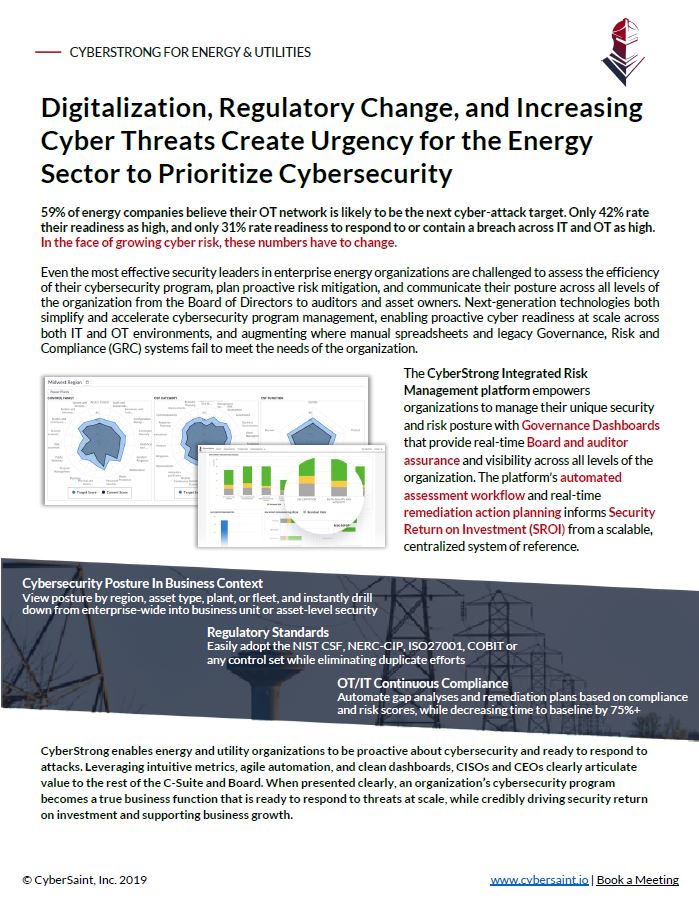 Cyber Threats Create Urgency for the Energy Sector