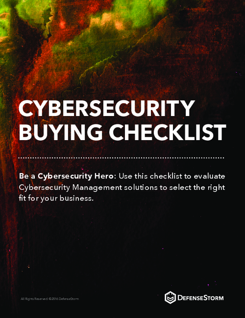 Cybersecurity Buying Checklist