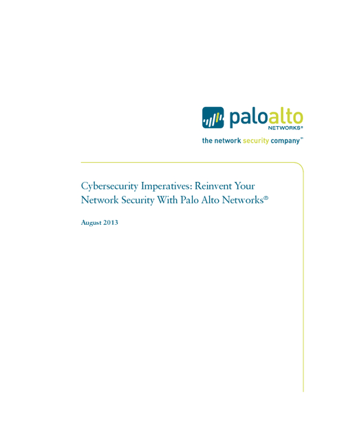 Cybersecurity Imperatives: Reinvent your Network Security