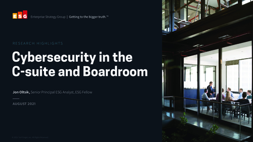 Cybersecurity in the C-suite and Boardroom
