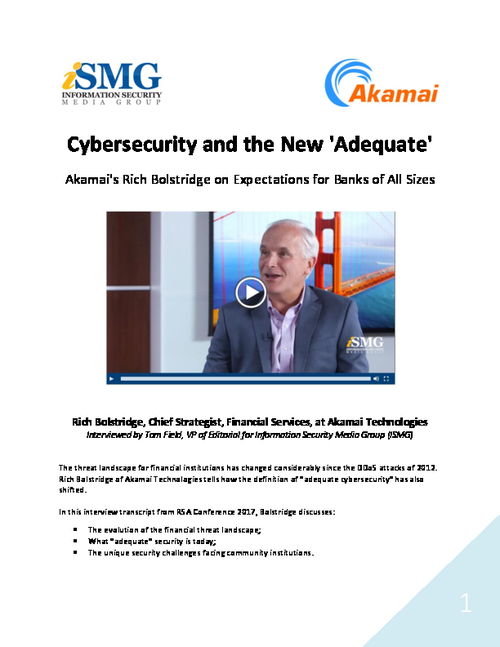 Cybersecurity and the New 'Adequate'