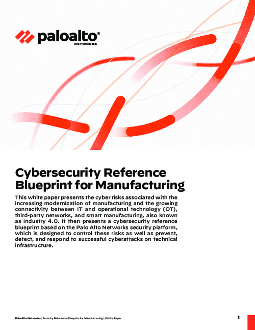 Cybersecurity Reference Blueprint for Manufacturing