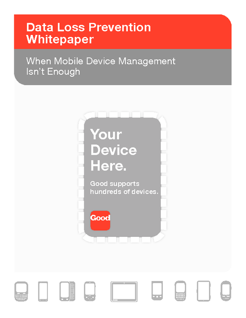 Data Loss Prevention: When Mobile Device Management Isn't Enough