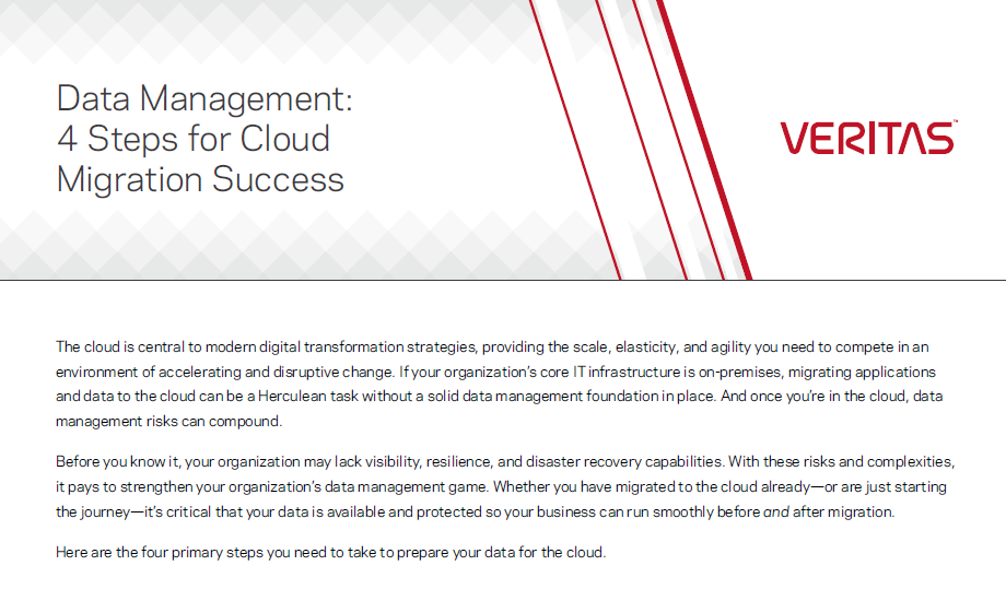 Data Management: 4 Steps for Cloud Migration Success