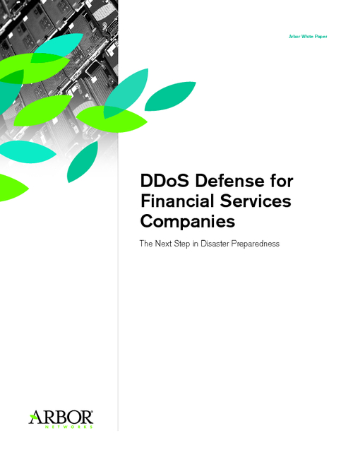 DDoS Defense for Financial Services