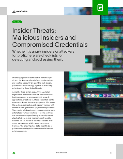 Defend Against Insider Threats: Detect Malicious Insiders and Compromised Credentials