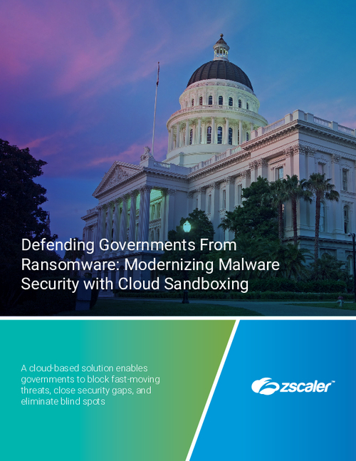 Defending Governments from Ransomware: Modernizing Malware Security with Cloud Sandboxing