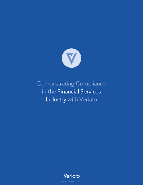 Demonstrating Compliance in the Financial Services Industry