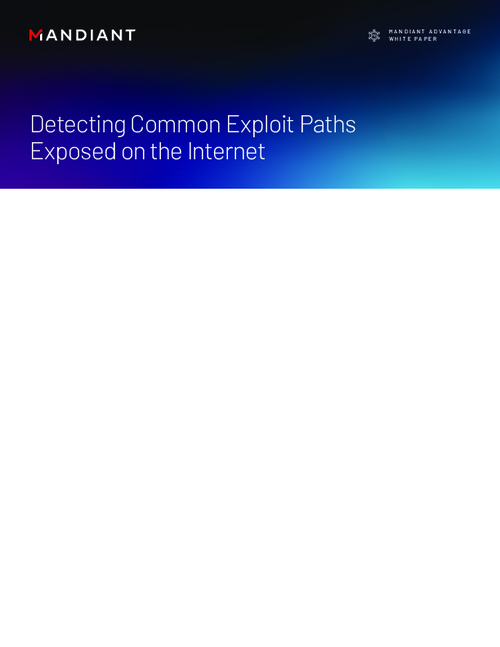 Detecting Common Exploit Paths Exposed on the Internet