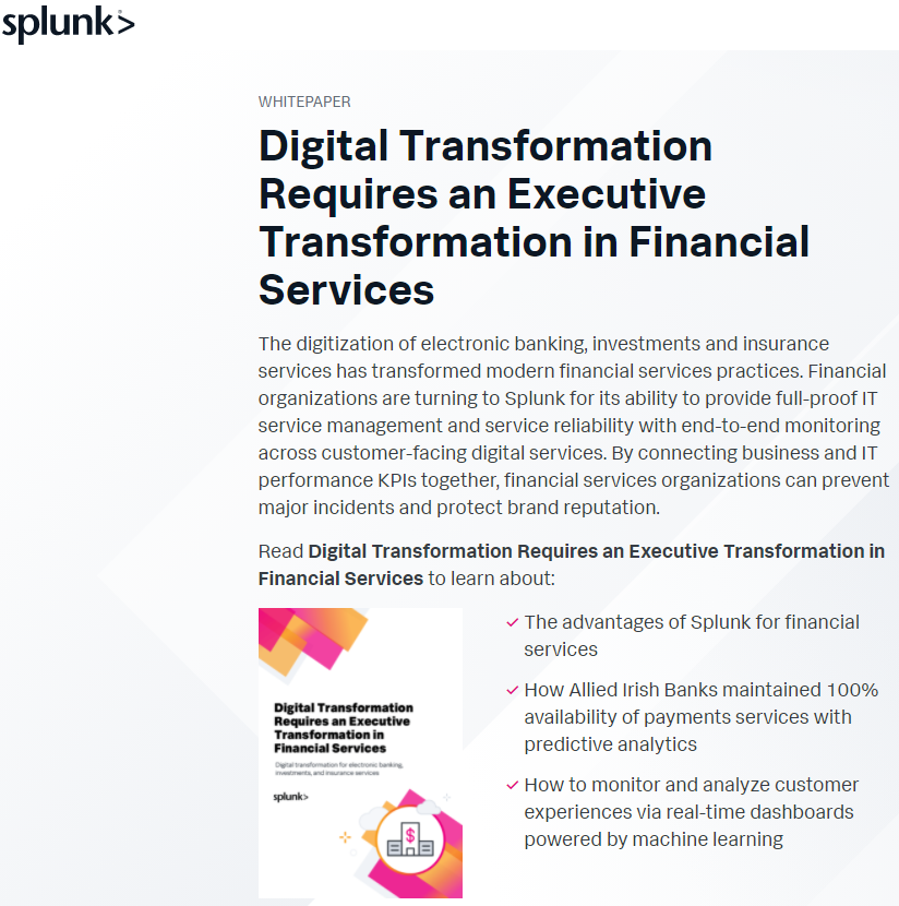 Digital Transformation Requires an Executive Transformation in Financial Services