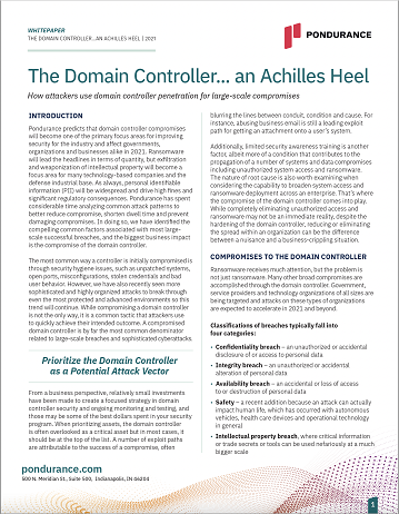 The Domain Controller...An Achilles Heel