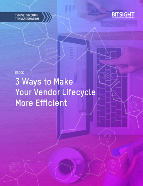 eBook: 3 Ways to Make Your Vendor Lifecycle More Efficient