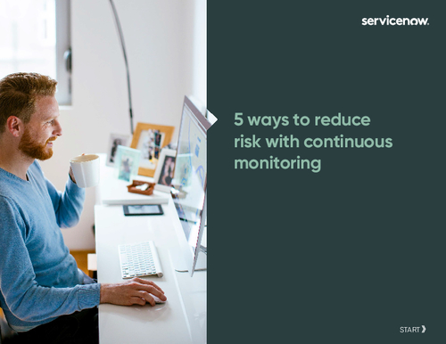 eBook: 5 Ways To Reduce Risk:  How Continuous Monitoring Protects Your Enterprise