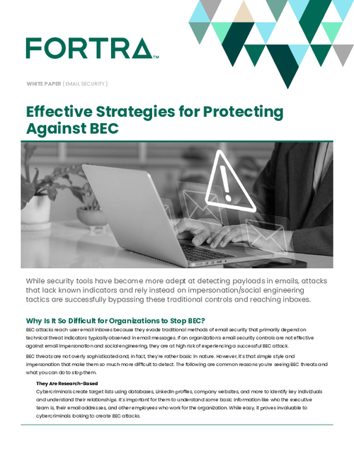 Effective Strategies for Protecting Against BEC