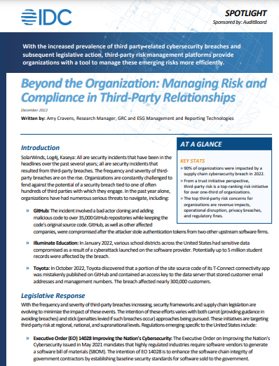 Effective Third-Party Risk Management: What Organizations Can Do