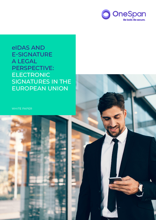 eIDAS and E-Signature: A Legal Perspective