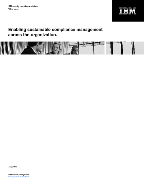 Enabling Sustainable Compliance Management