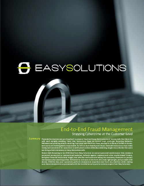 End-to-End Fraud Management