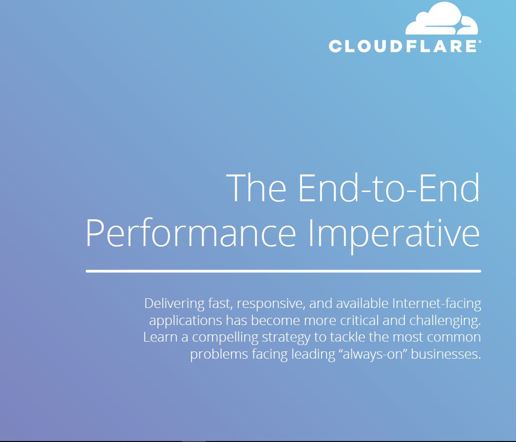 The End-to-End Performance Imperative